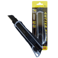 Cutter profesional cu lama segmentata 18 mm si grip cauciucat